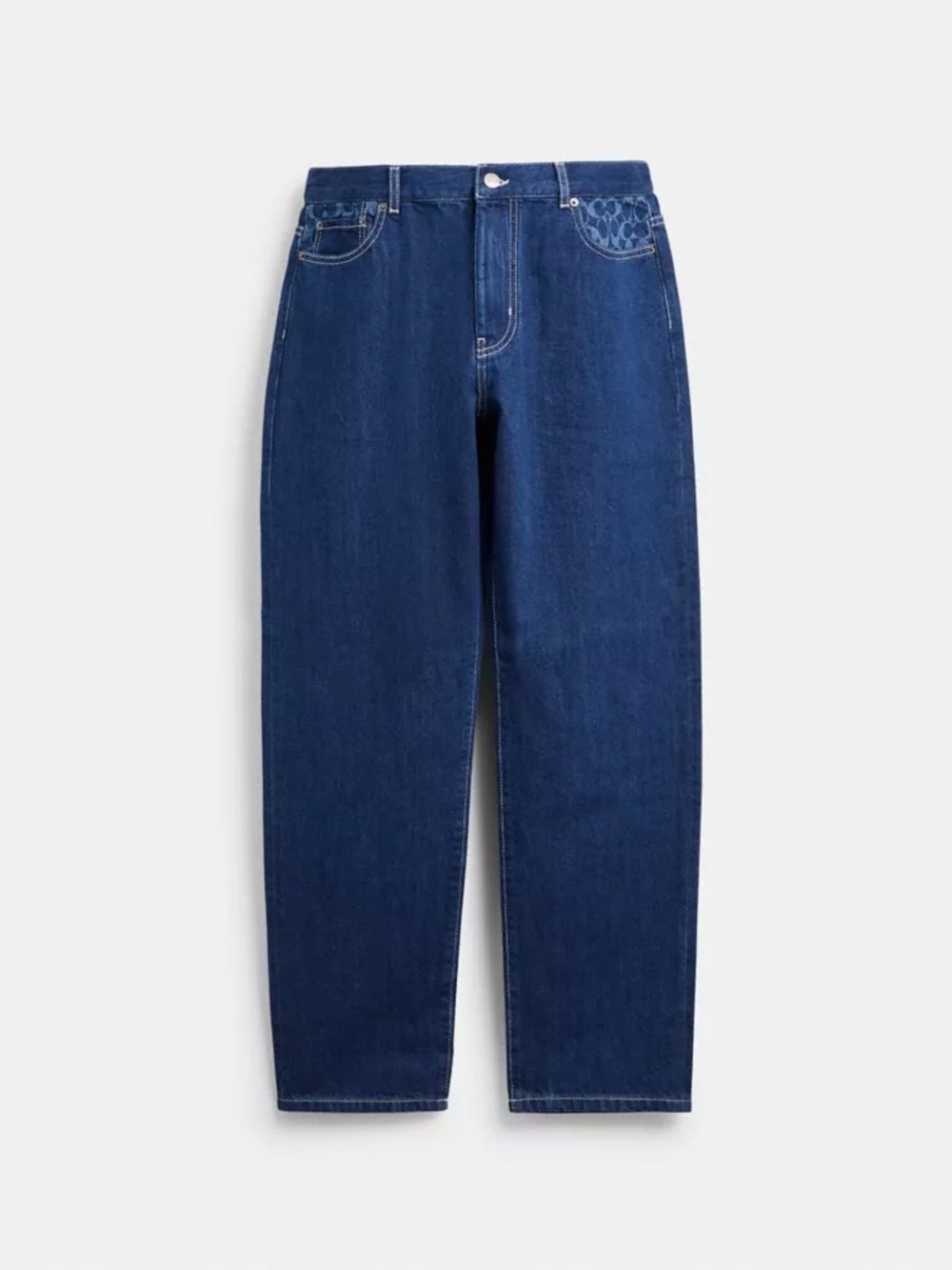 Aritzia boyfriend wide leg Deep Indigo Relaxed Jeans